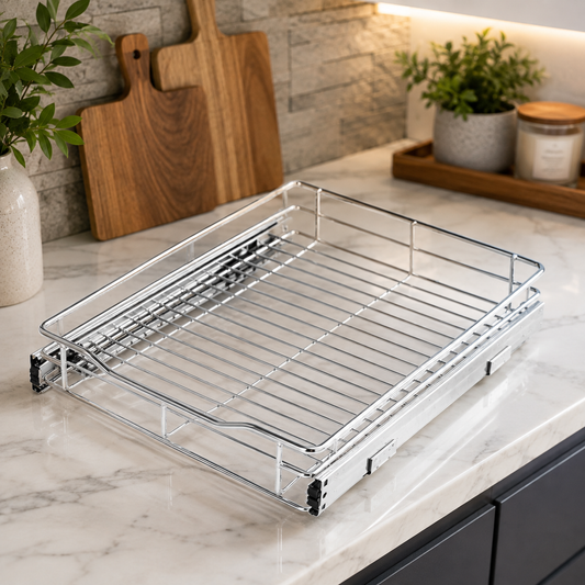 Pull-Out Cabinet Shelf Organizer
